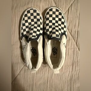 Kids Vans Checkered Sneakers Size 13Y